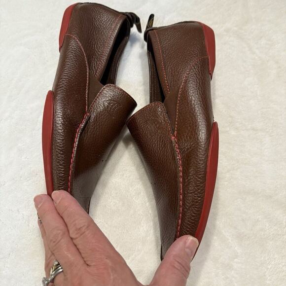 Michael Toschi Onda SE Driving Shoe Chocolate/Red Sole Men US 9.5